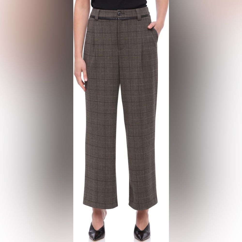 Bagatelle Brown Plaid Women's Pants Size 6